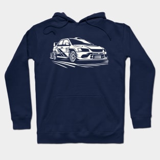 Mitsubishi Lancer Evo Rally Car Hoodie